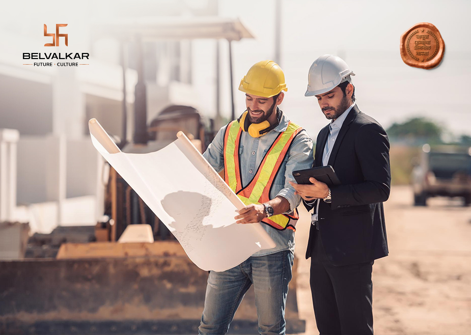 Modern residential redevelopment project in Pune with builder consultation and construction site planning